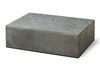Blockstufe 50/36/15 cm grau, Trittfläche leicht gestrahlt